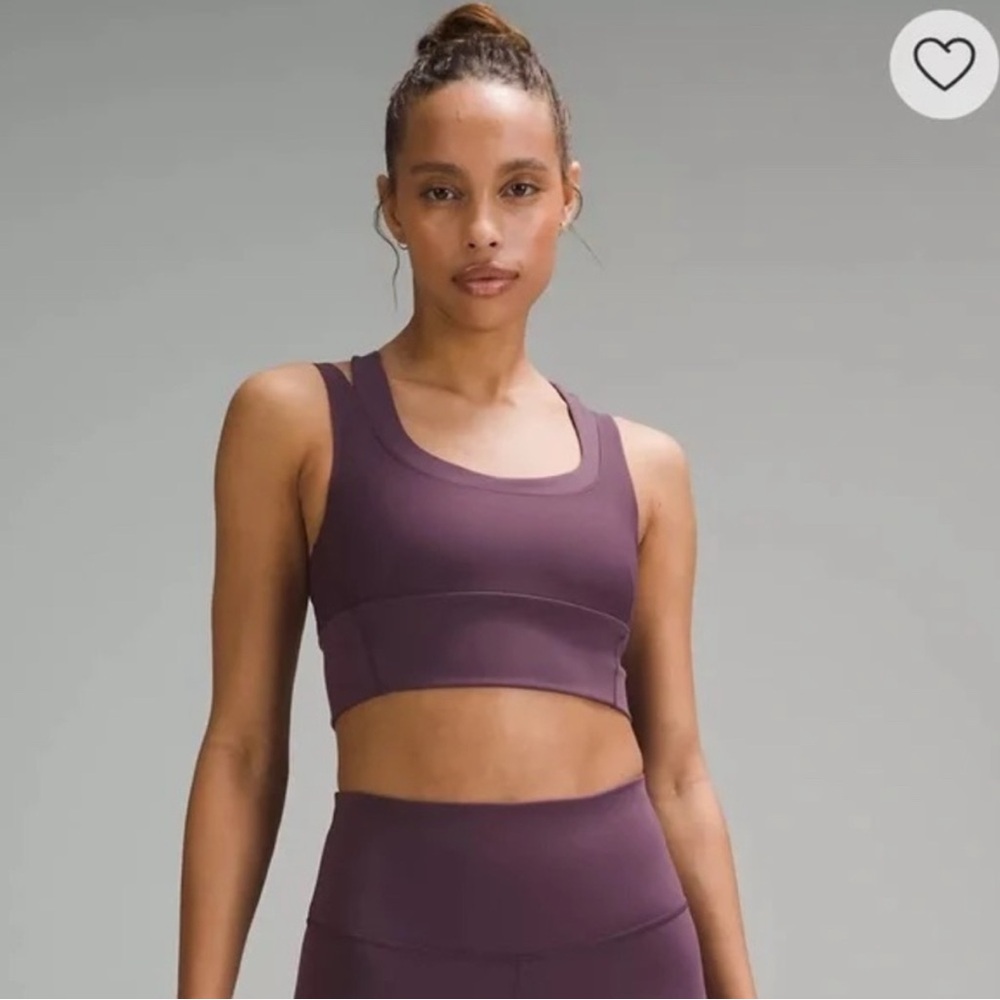 💜 Wunder Train Mesh Racerback Sports Bra Top / Size 6